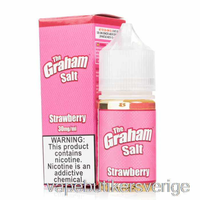 Vape Sverige Jordgubbssalt - The Graham - Mamasan E-vätska - 30ml 50mg